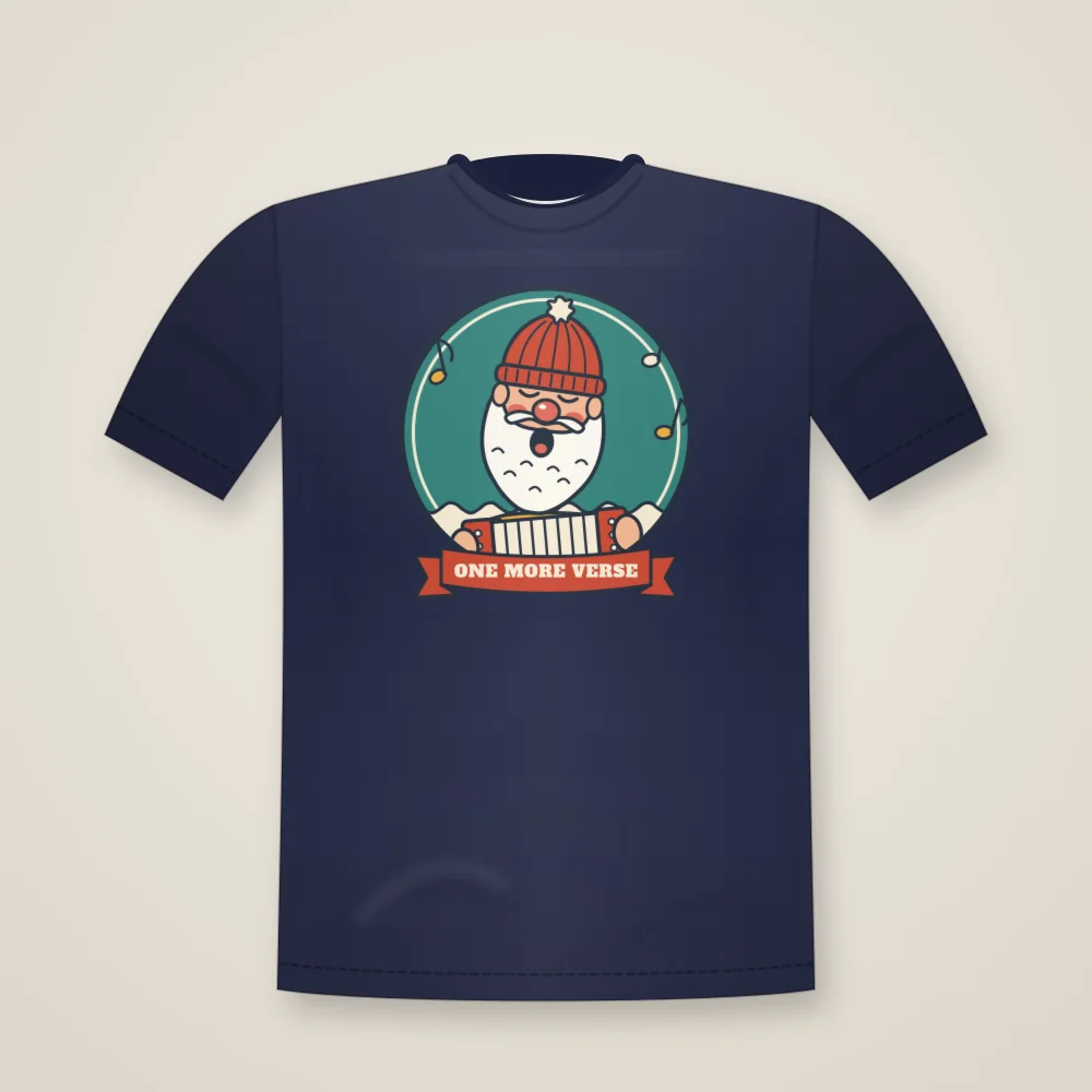 Old Salt: Singalong design shown on the Unisex T-shirt