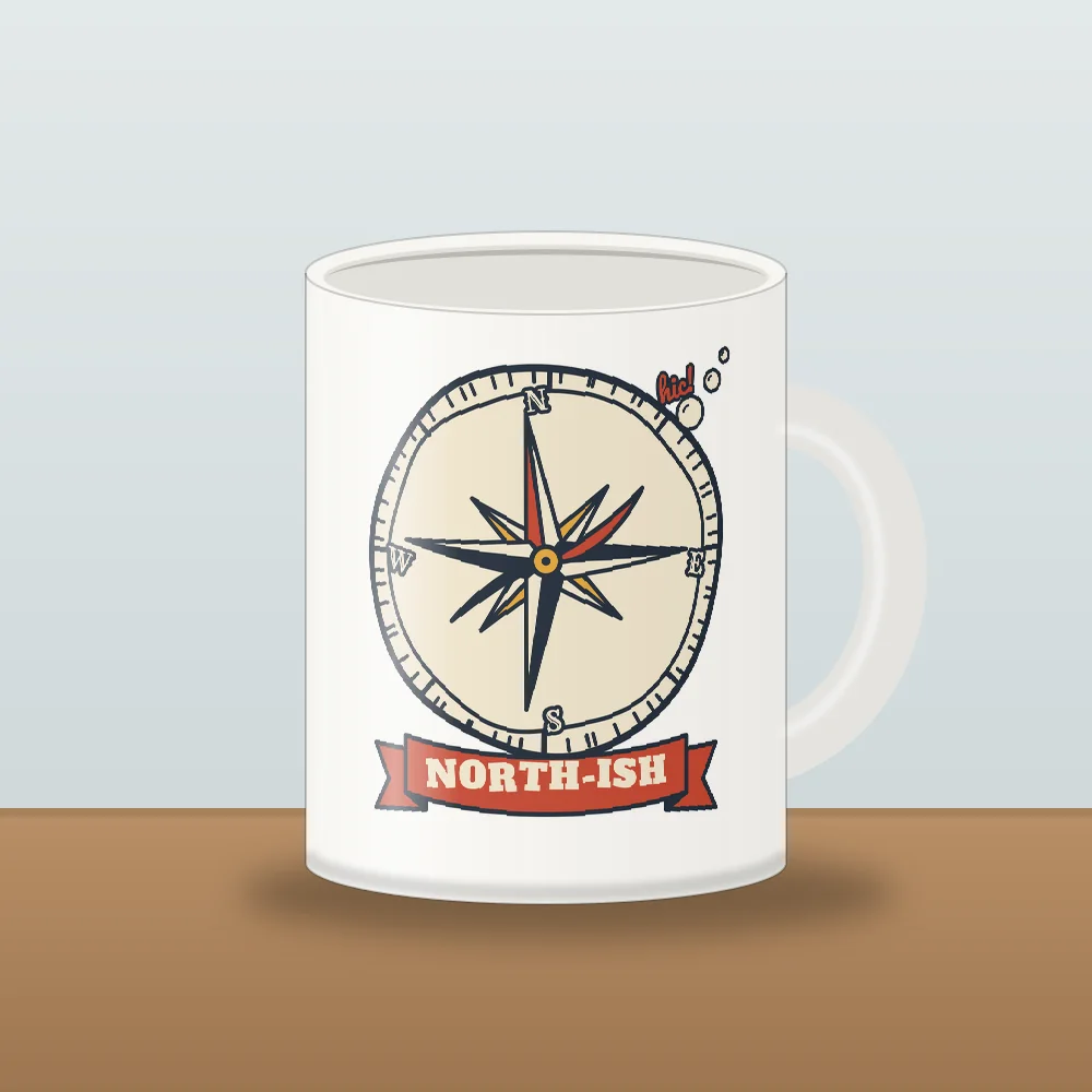 Mugs example: Wonky Compass